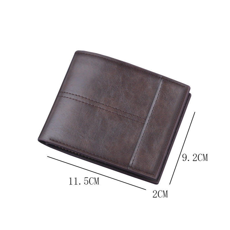 New Men's Short Clip Multifunctional Coin Purse