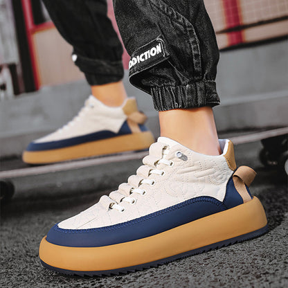 Trendy Sports Shoes Casual Lace Up Sneakers For Men