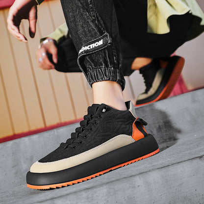 Trendy Sports Shoes Casual Lace Up Sneakers For Men