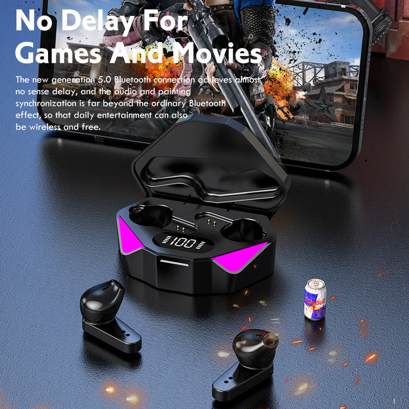 Wireless Gaming Headphones Noise Reduction Bluetooth Earphones