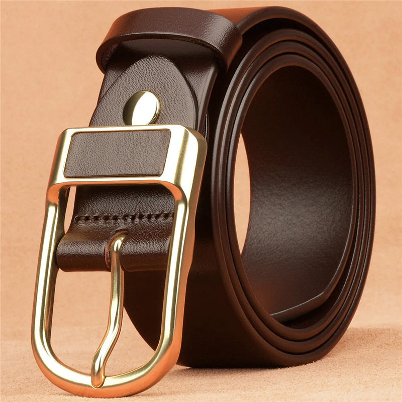 Retro Pin Buckle Belt Fashion Men&#039;s Business Casual Pants Jeans Belt 2022 Explosions A Generation Of Hair