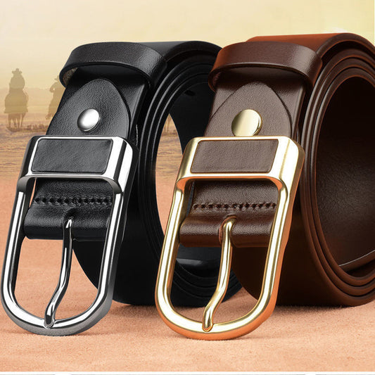 Retro Pin Buckle Belt Fashion Men&#039;s Business Casual Pants Jeans Belt 2022 Explosions A Generation Of Hair